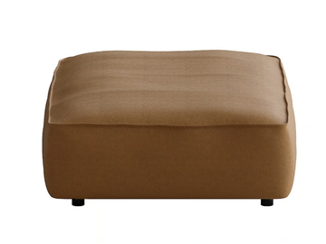 BUTTER SOFT - Square fabric pouf by grado design - view 2